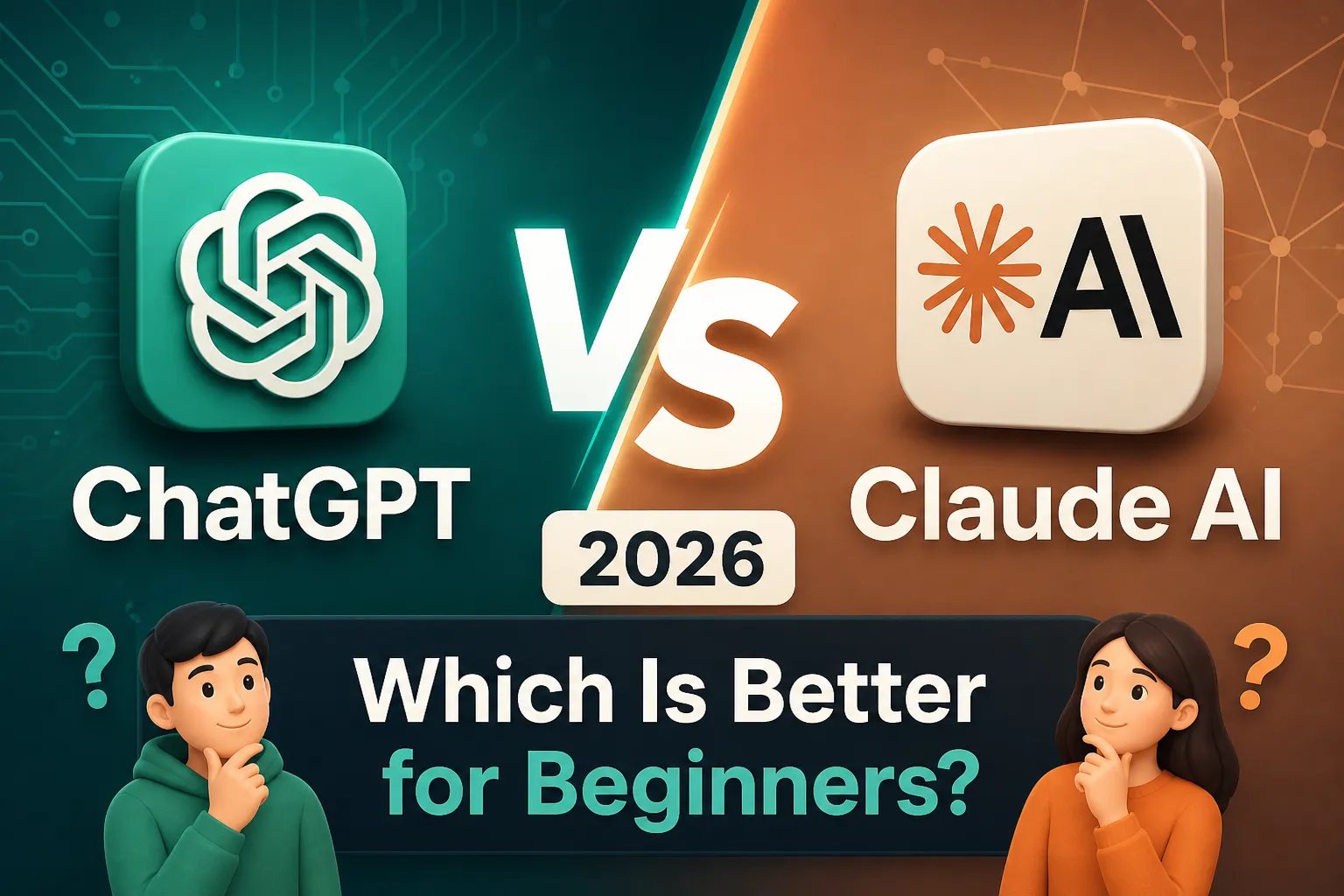 ChatGPT vs Claude AI (2026): Which Is Better for Beginners? 1 ChatGPT vs Claude AI
