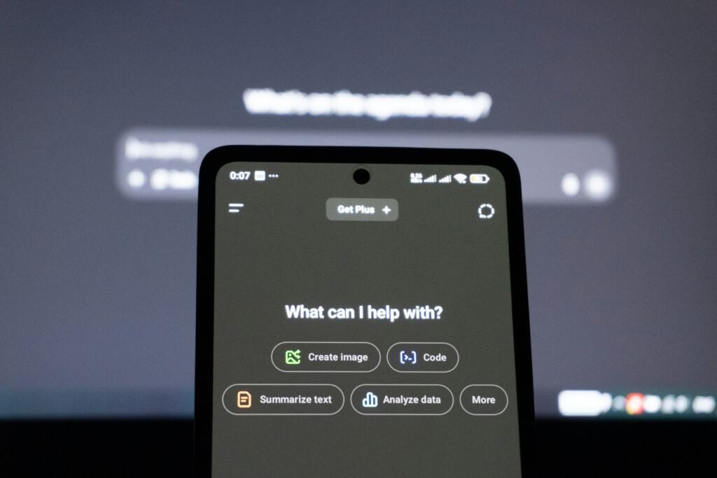Phone using AI chat
