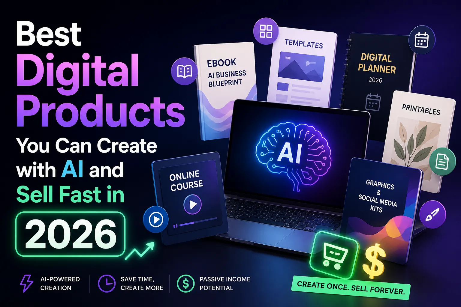 Best Digital Products You Can Create with AI and Sell Fast in 2026
