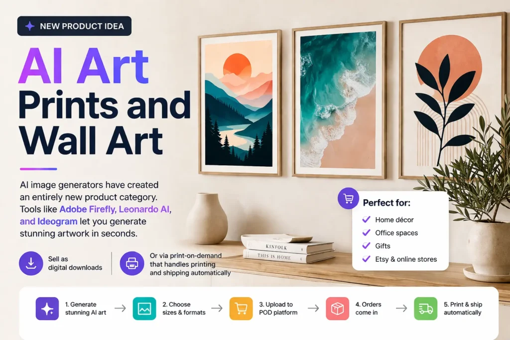 AI Art Prints and Wall Art