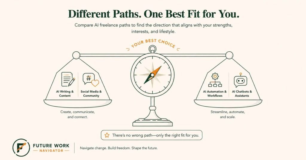 different paths. One best niche fit for you