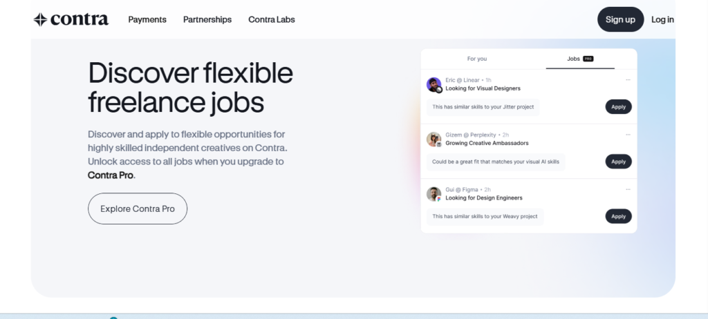contra homepage
