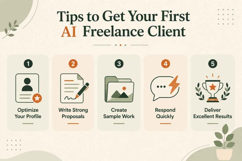 Tips to Get Your First AI Service Freelance Client